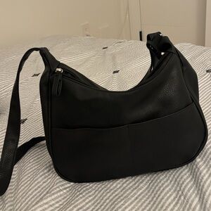 Black Leather Purse